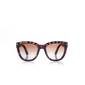 Valentino Rockstud Tortoise Wayfarer Sunglasses